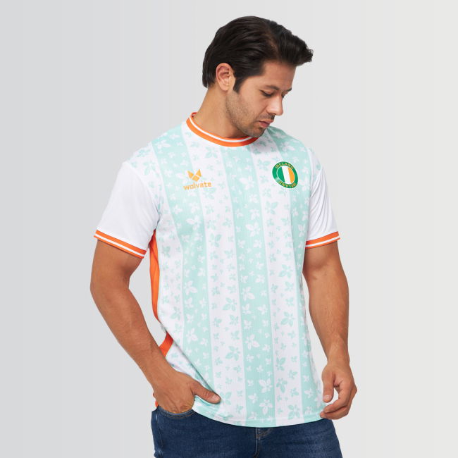 Ireland Legacy Football Jersey White (Wolvate) Adult Short Sleeve