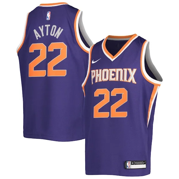 Deandre Ayton PHX Swingman Jersey - premium NBA - White athletic