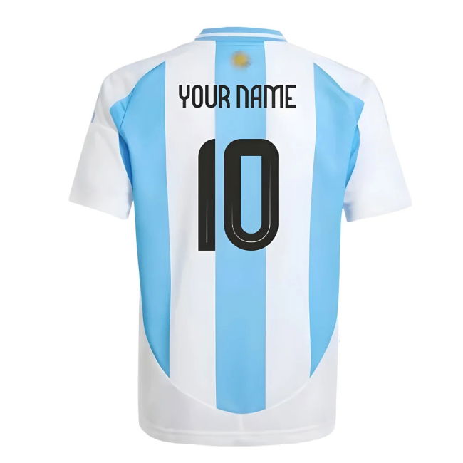 Authentic 2024-2025 Argentina Home Shirt (Kids) (Your Name)