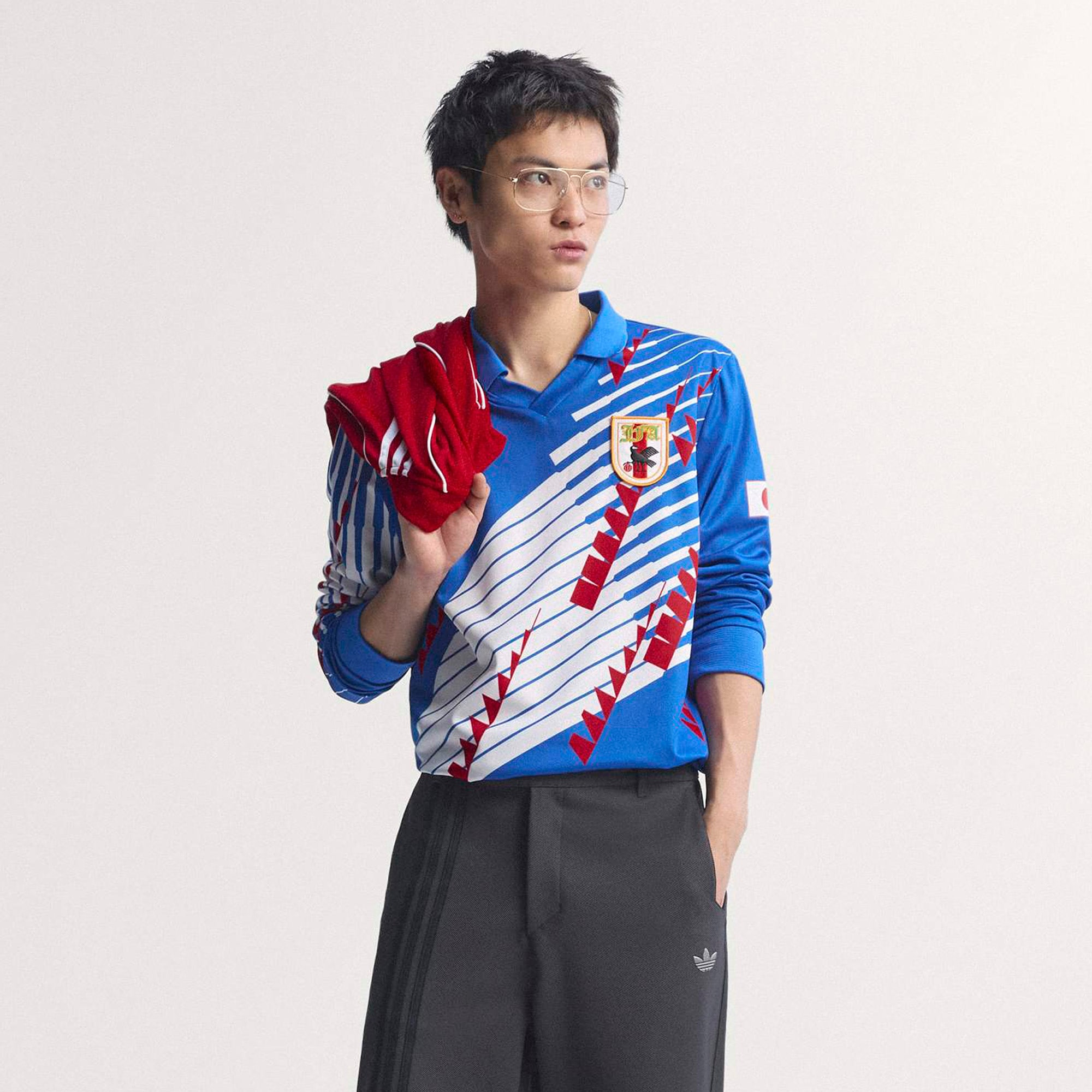 [JED] Youth Japan National Team 1993 Bringback Replica Long Sleeve Jersey - Blue/White