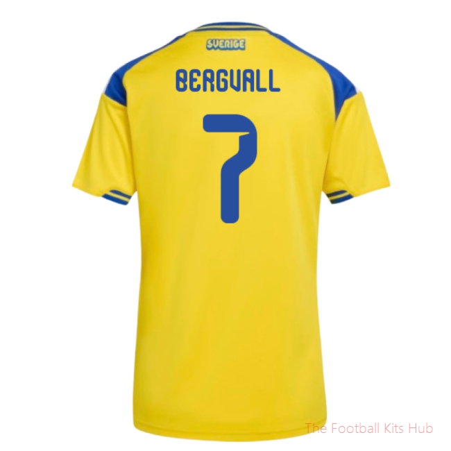 2026-2027 Sweden Home Shirt (Womens) (Bergvall 7)