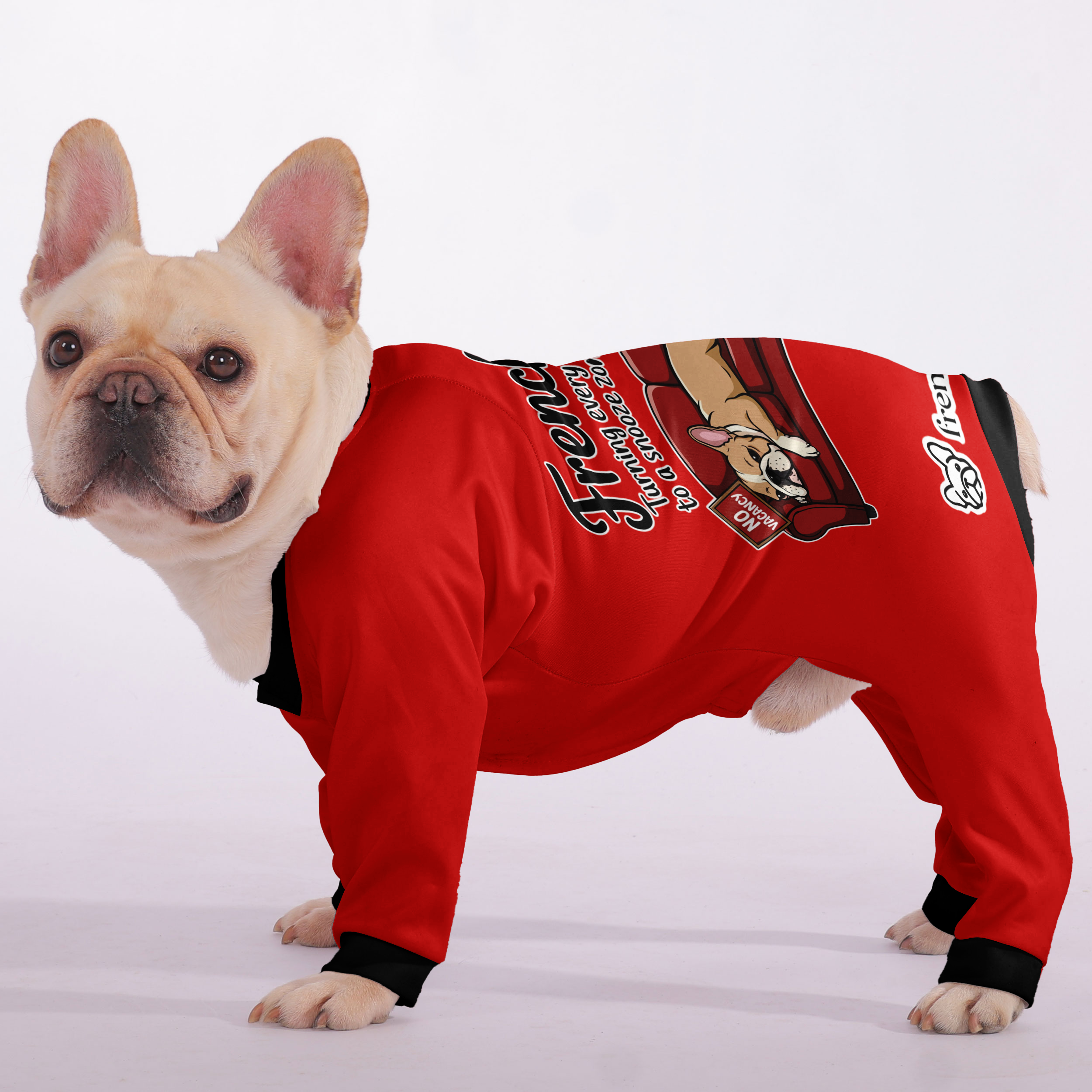 Frenchies: Turning every couch into a snooze zone since forever - Frenchie Pajamas – Ultra-Soft, Cozy, & Adorably Stylish