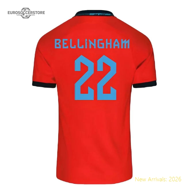 England Away Kit 2022-2023 Supporter Wear Jersey Game Ready
