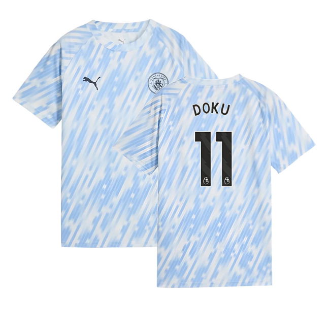Man City First Team Fan Jersey - Kids Version (Doku 11)