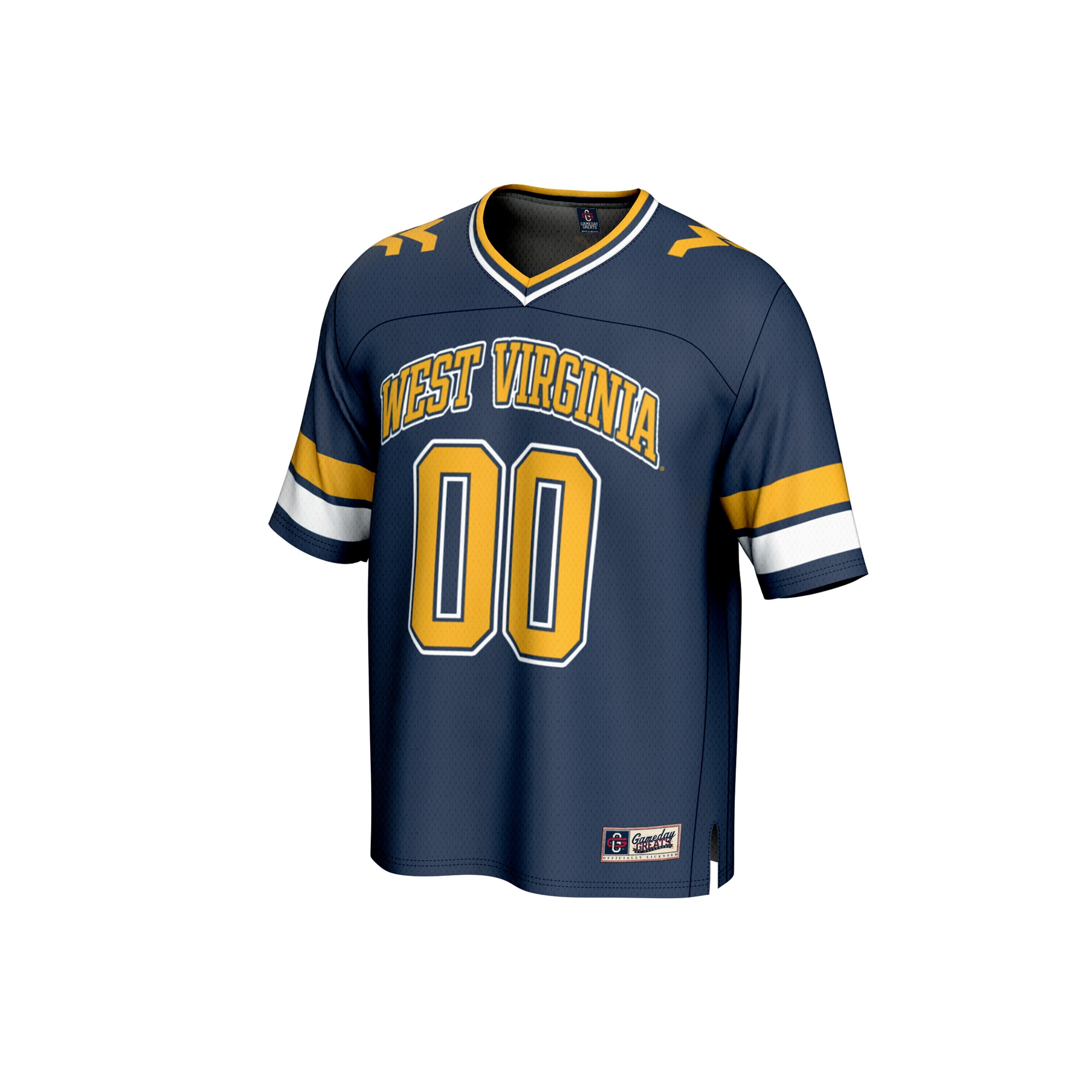 [DDG] West Virginia Mountaineers GameDay Greats Youth NIL Pick-A-Player Football Fashion Jersey - Navy