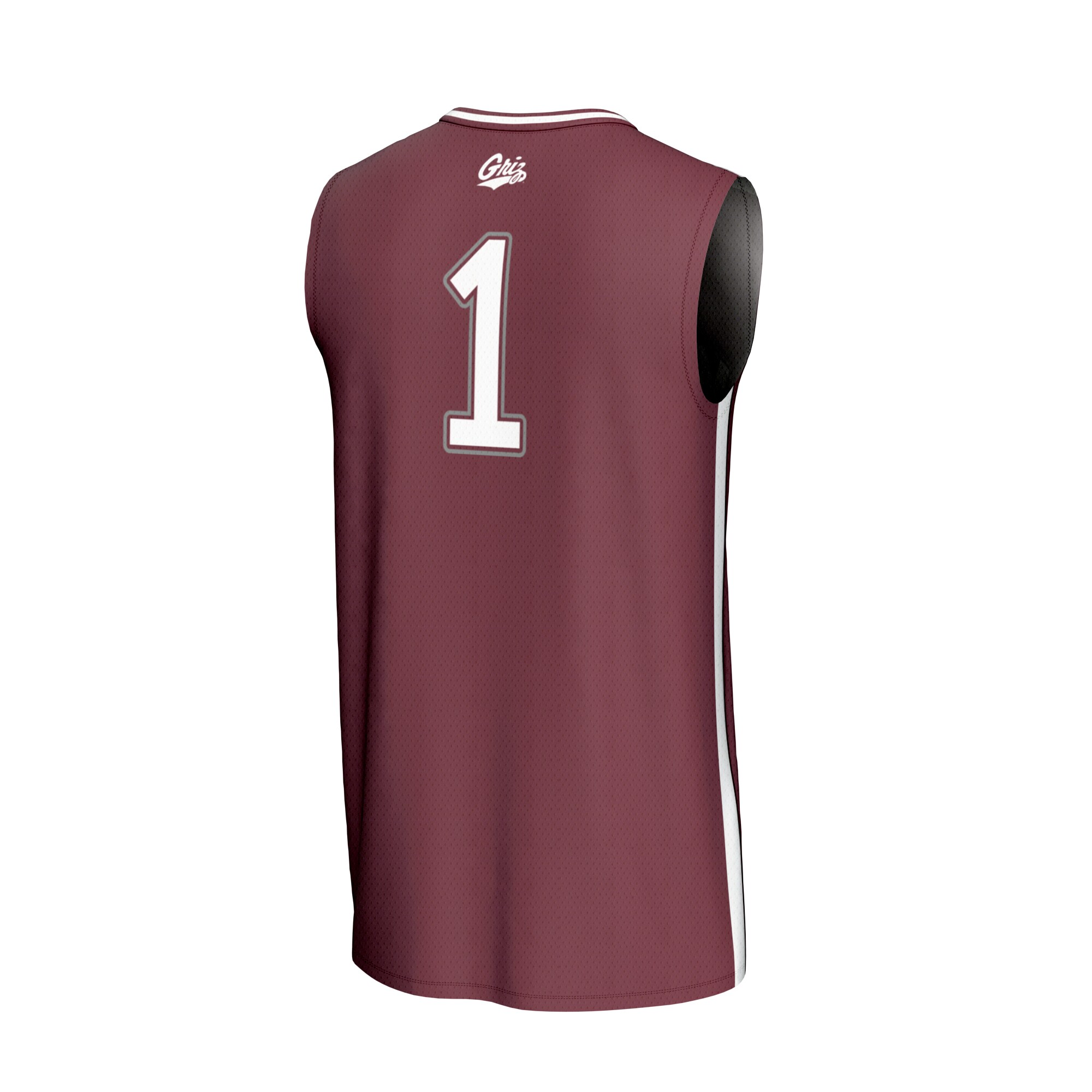 [NJP] Montana Grizzlies GameDay Greats Unisex Lightweight Basketball Fashion Jersey - Maroon