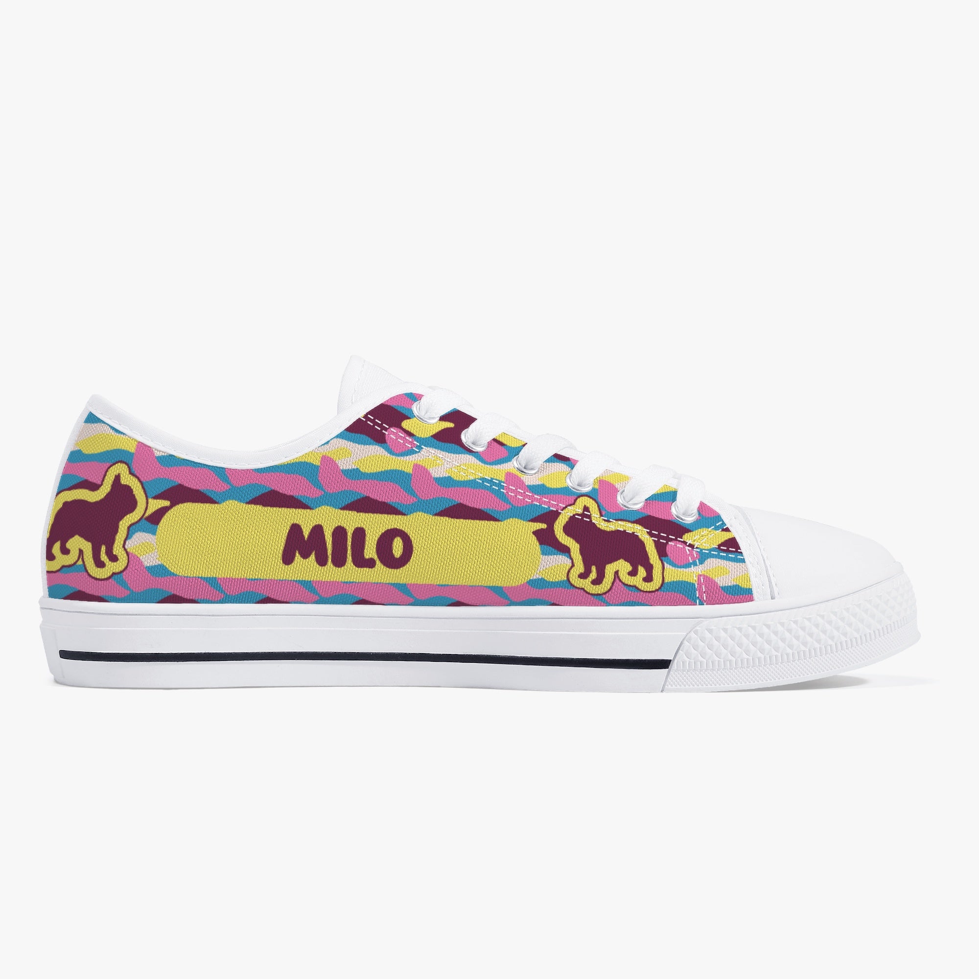Milo - Personalized Classic Low-Top Canvas Shoes