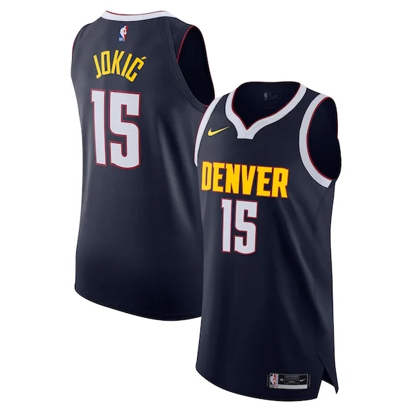 Nikola Jokic DEN Authentic Jersey - stylish top-tier - Navy training