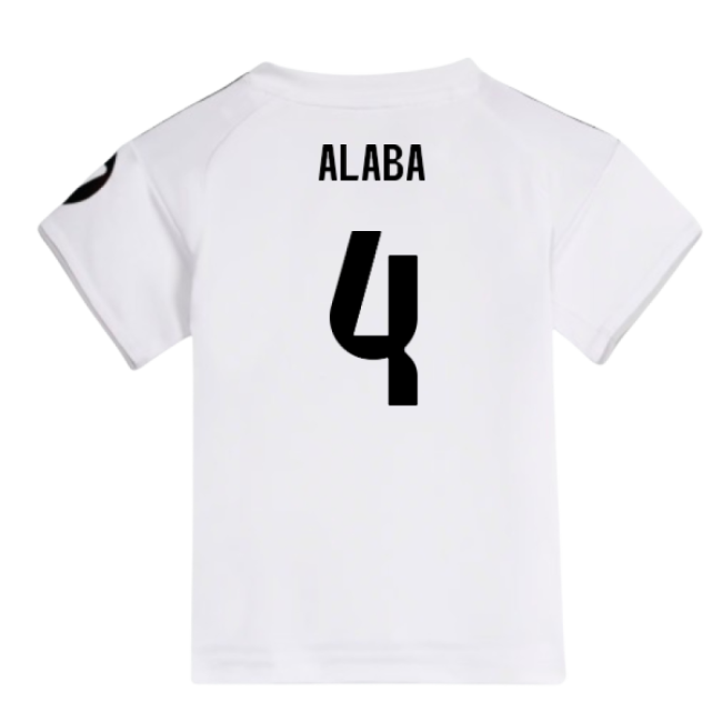 2025-2026 Real Madrid RM Top Grade Home Baby Kit (Alaba 4) - Great