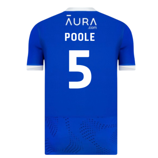 2025-2026 Portsmouth Home Shirt (Poole 5) | Match Day | Durable