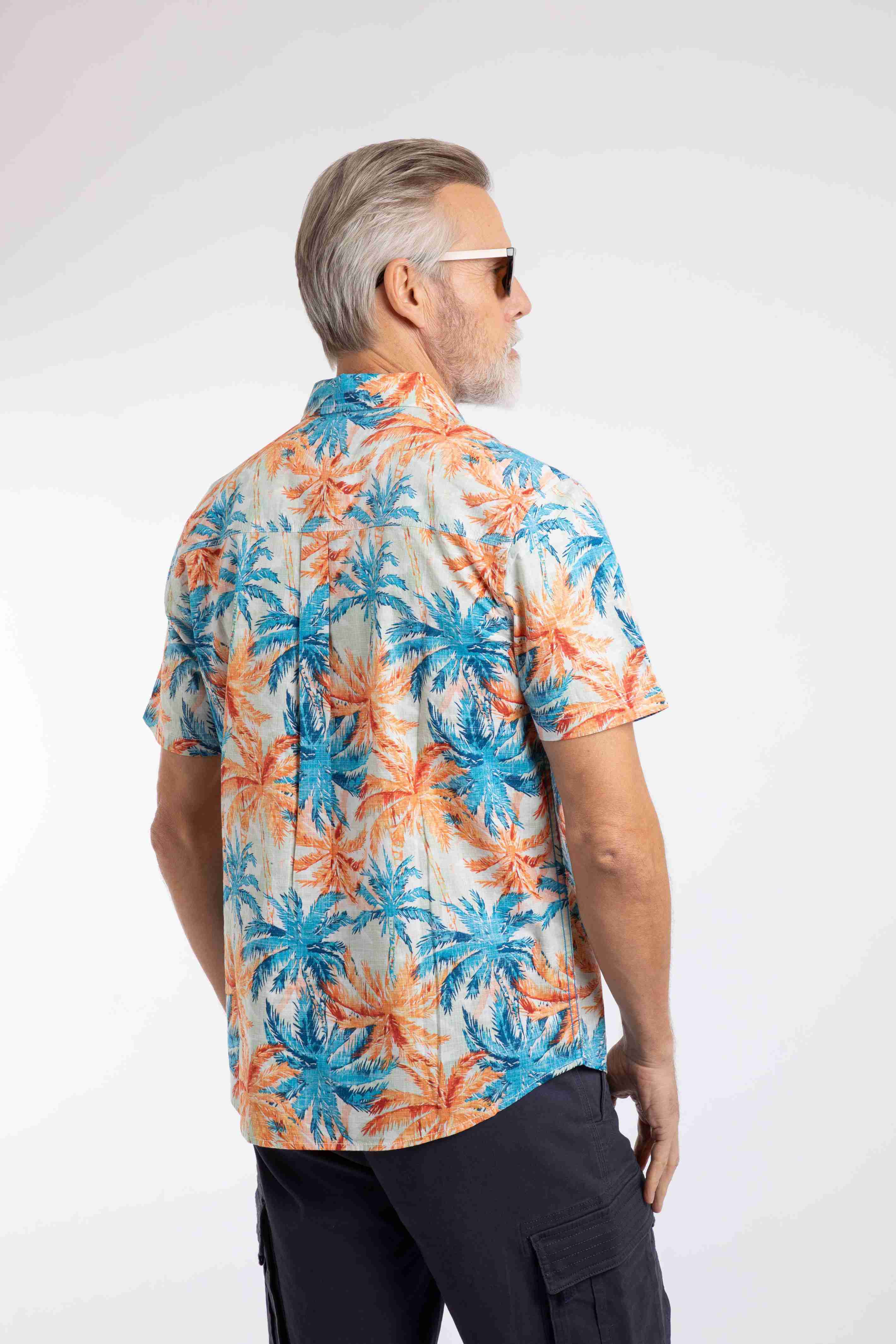 Faraway Short Sleeve Printed Shirt Paprika