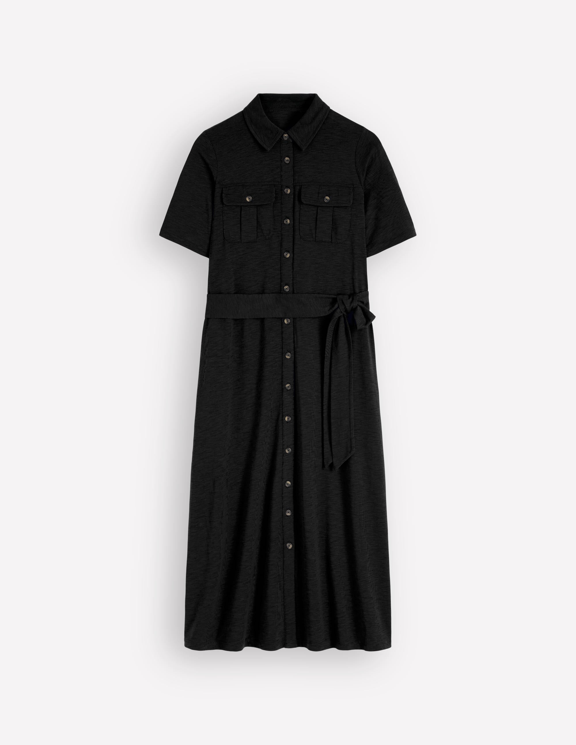 Mavis Midi Jersey Shirt Dress