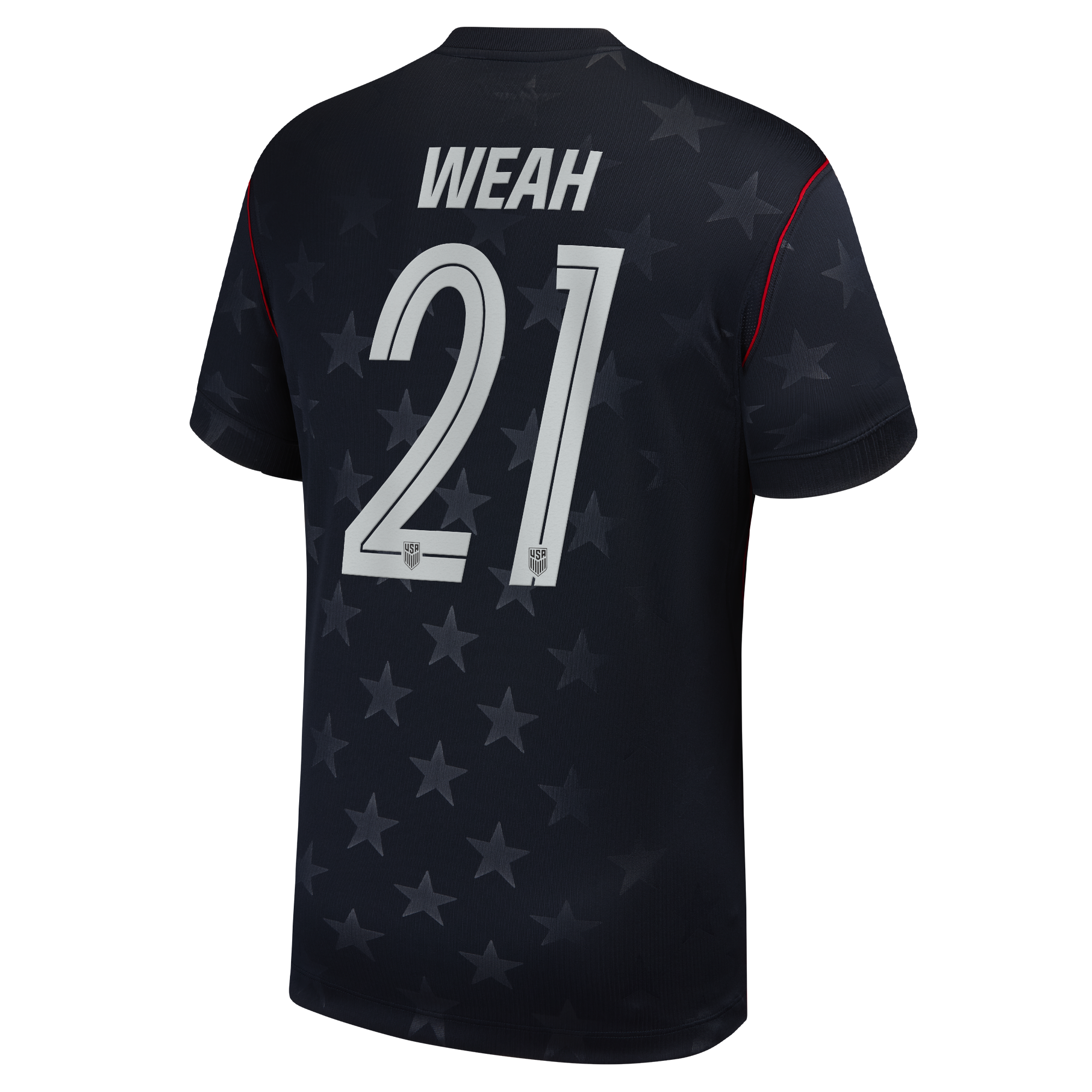 [ESK] Timothy Weah USMNT 2026 Away Stadium Replica Jersey - Blue