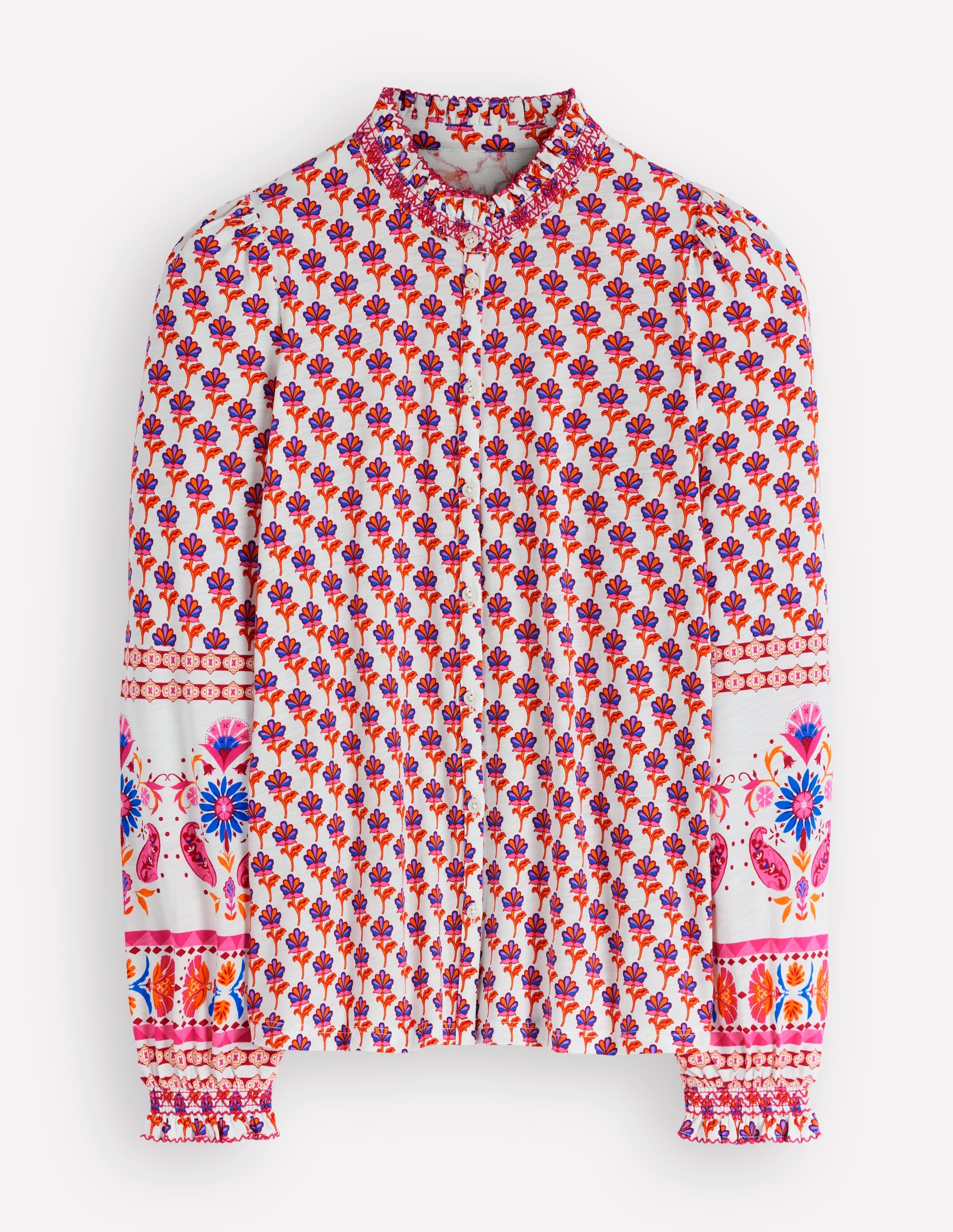 Effie Smocked Detail Shirt
