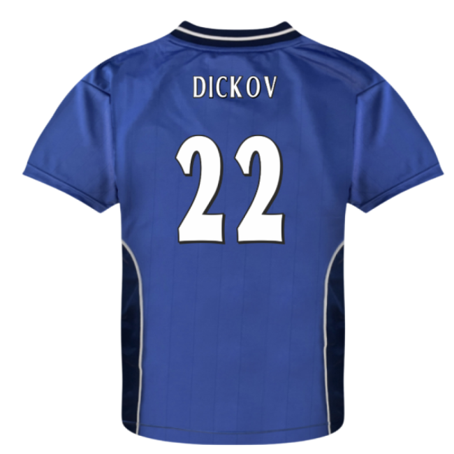Leicester Home Retro Shirt Dickov #22 Elite Performance Committed ...