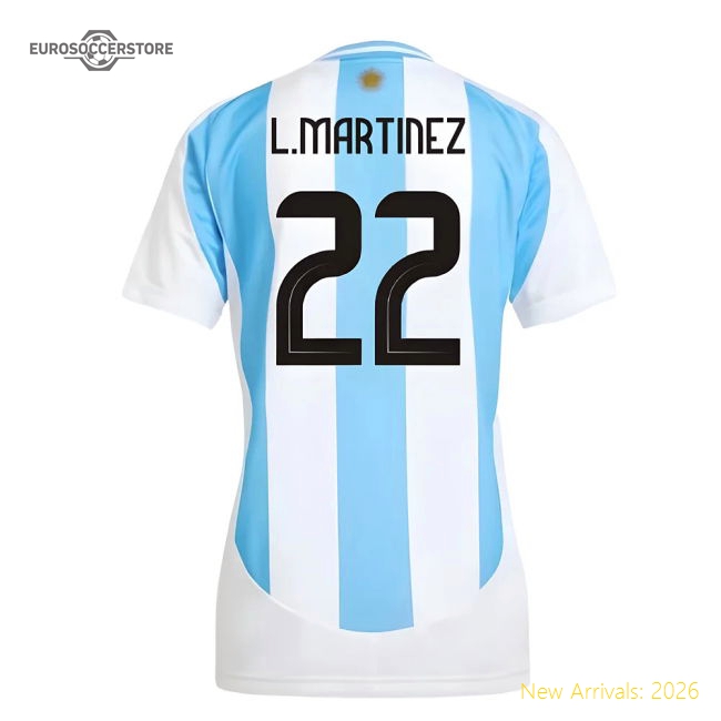 S Argentina Female 2024 Home Jersey Shirt Football Fan Supporter Collection