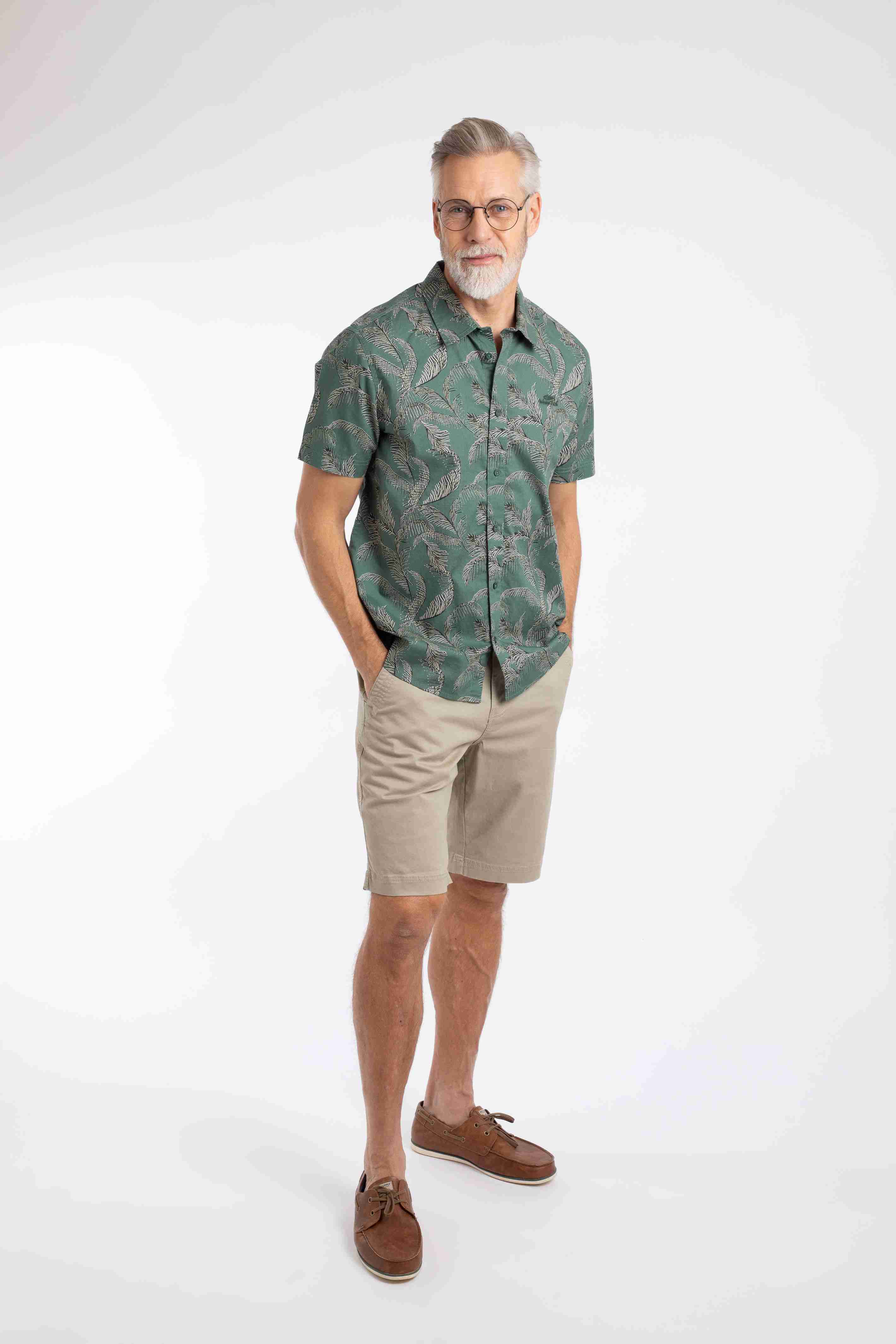 Avondale Short Sleeve Printed Shirt Green