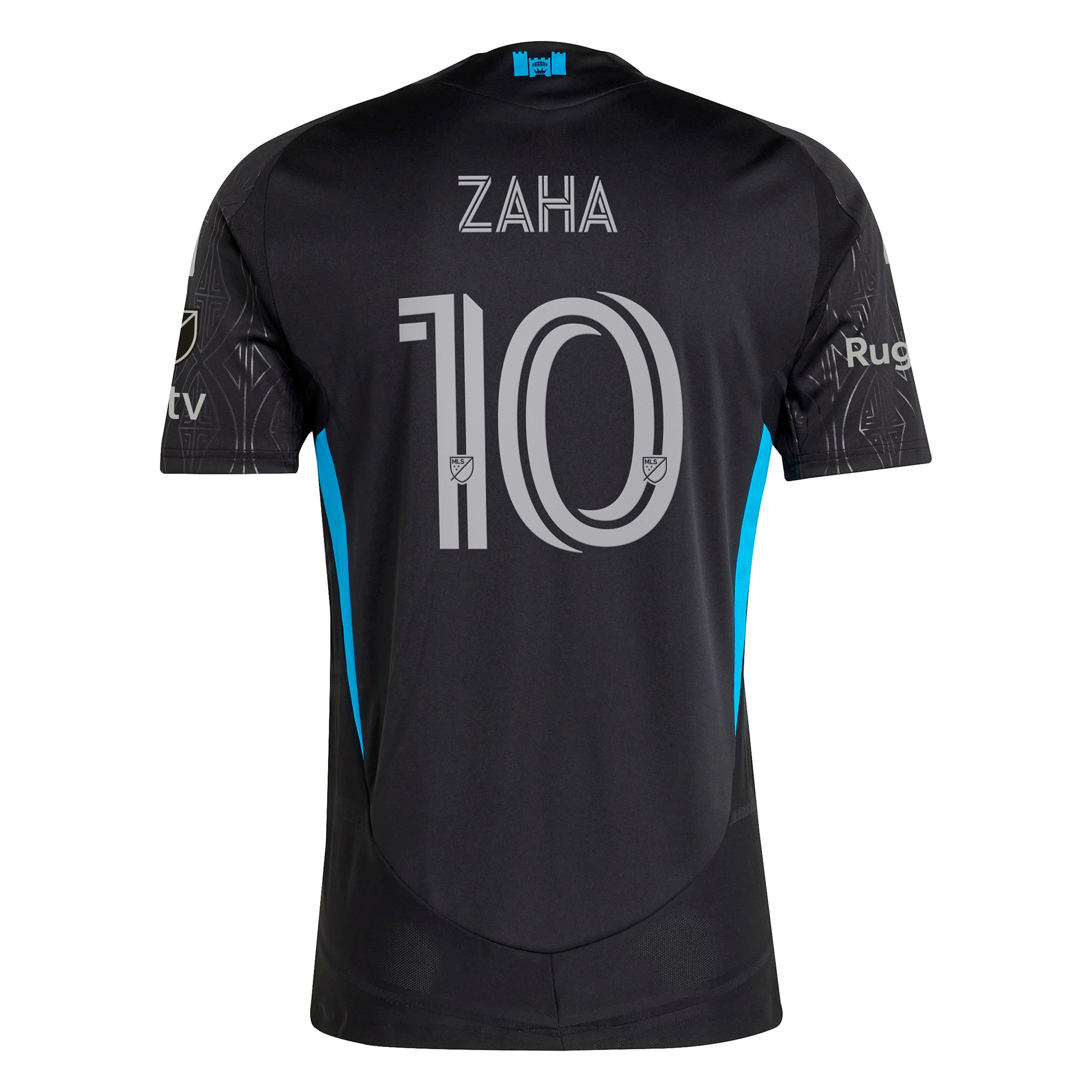 [ESK] Wilfried Zaha Charlotte FC 2025 Fortress Kit Authentic Player Jersey - Black
