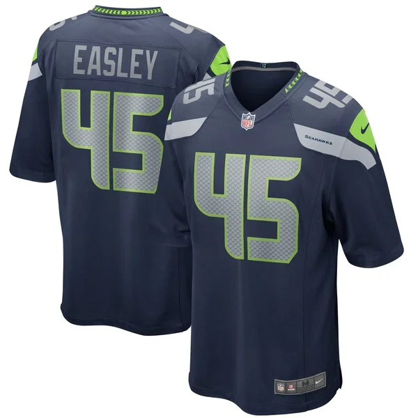 Seattle Seahawks Game NFL Jersey - Navy | Elite Football Apparel
