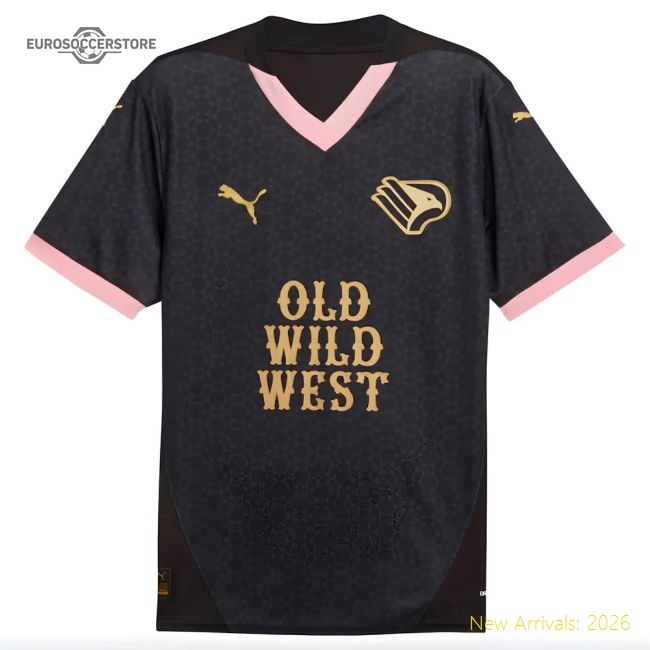 Professional-Grade Match-Day 2024-2025 Palermo Away Shirt
