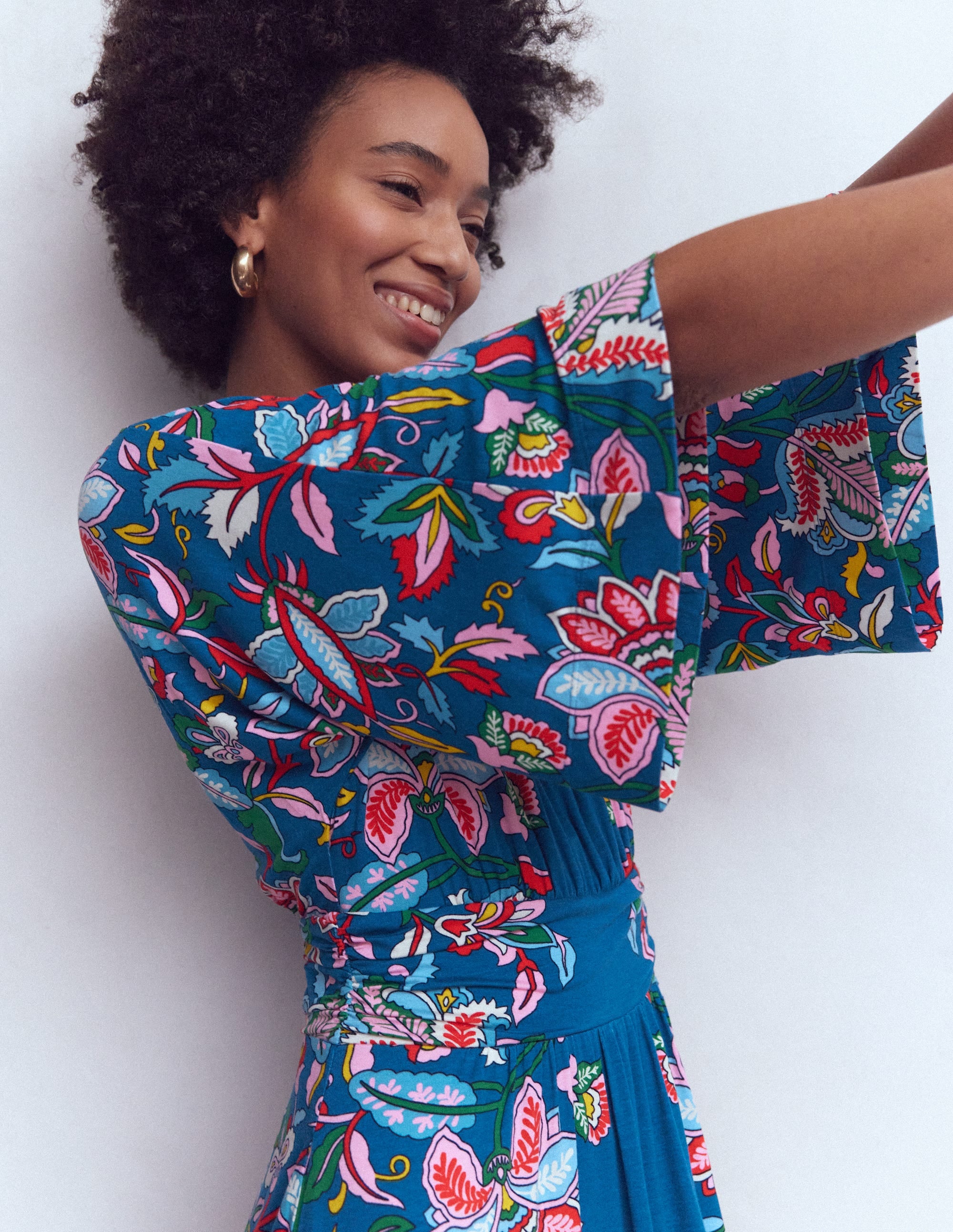 Imelda Kimono Jersey Dress