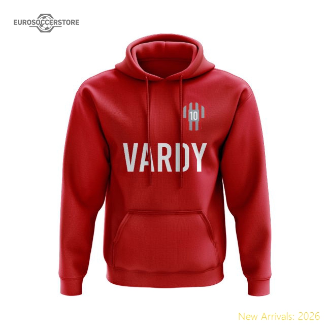 Fan-Favorite Supporter Jamie Vardy Cremonese Number Hoody (Red)
