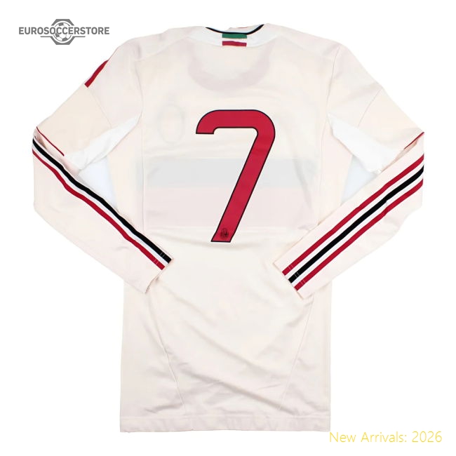 Fan-Favorite Ac Milan 2012-13 Long Sleeve Player Issue Away Shirt (7 M/L) #7