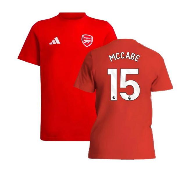 Arsenal Home Football Shirt 2024-20 - McCabe 15 L M S Kids