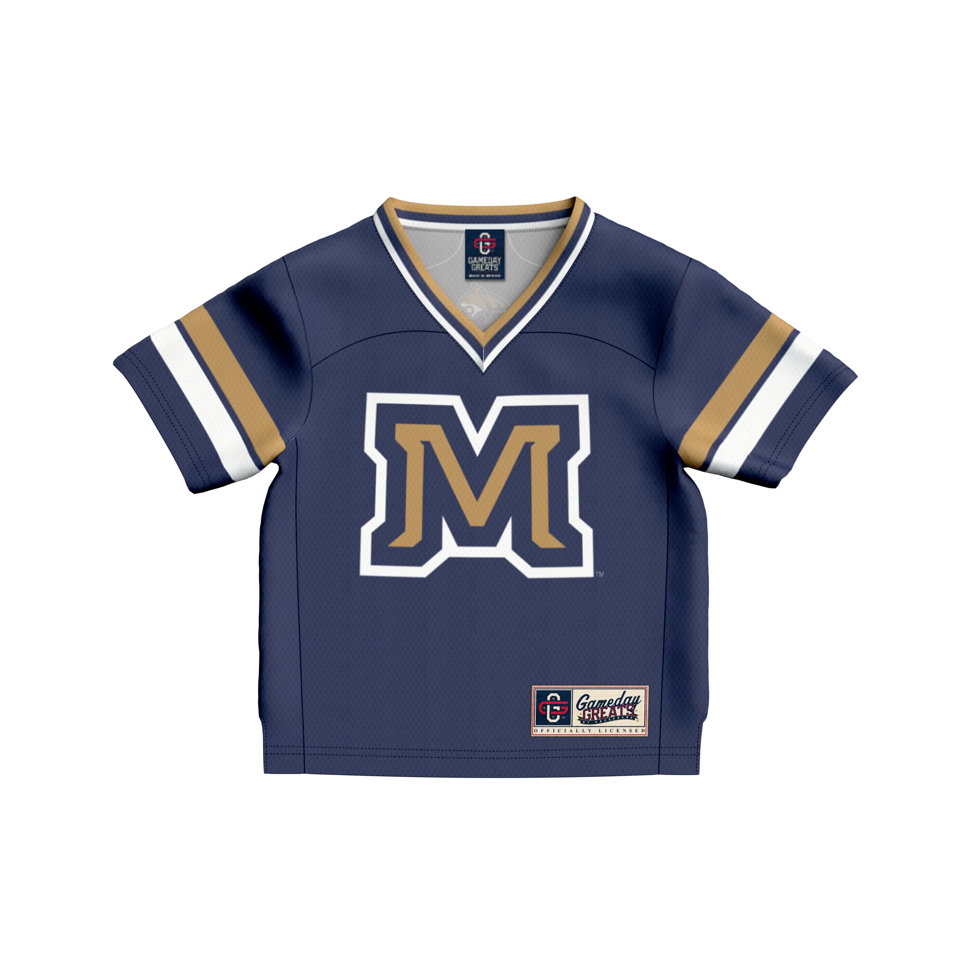 Infant #00 Navy Montana State Bobcats Lightweight Collegiate Football Fashion Jersey