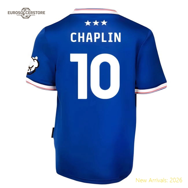 2025-2026 Ipswich Town Home Shirt - Kids (Chaplin 10)