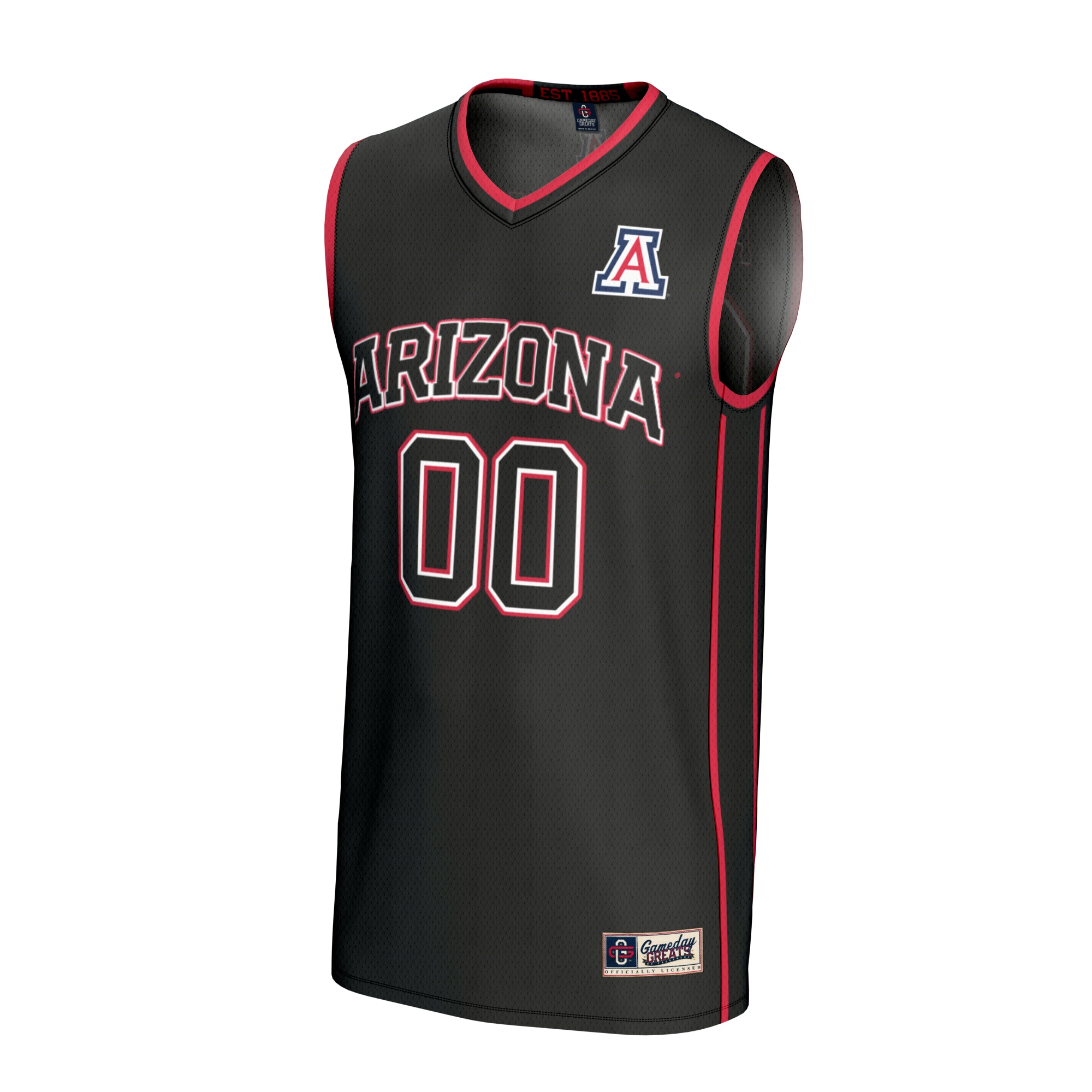 [DDG] Arizona Wildcats GameDay Greats Youth Lightweight Collegiate Men's Basketball NIL Pick-A-Player Fashion Jersey - Black