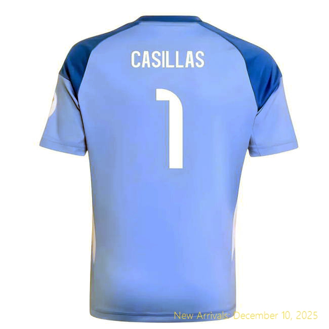 2025-2026 Real Madrid Home None - Genuine Jersey (Casillas 1)