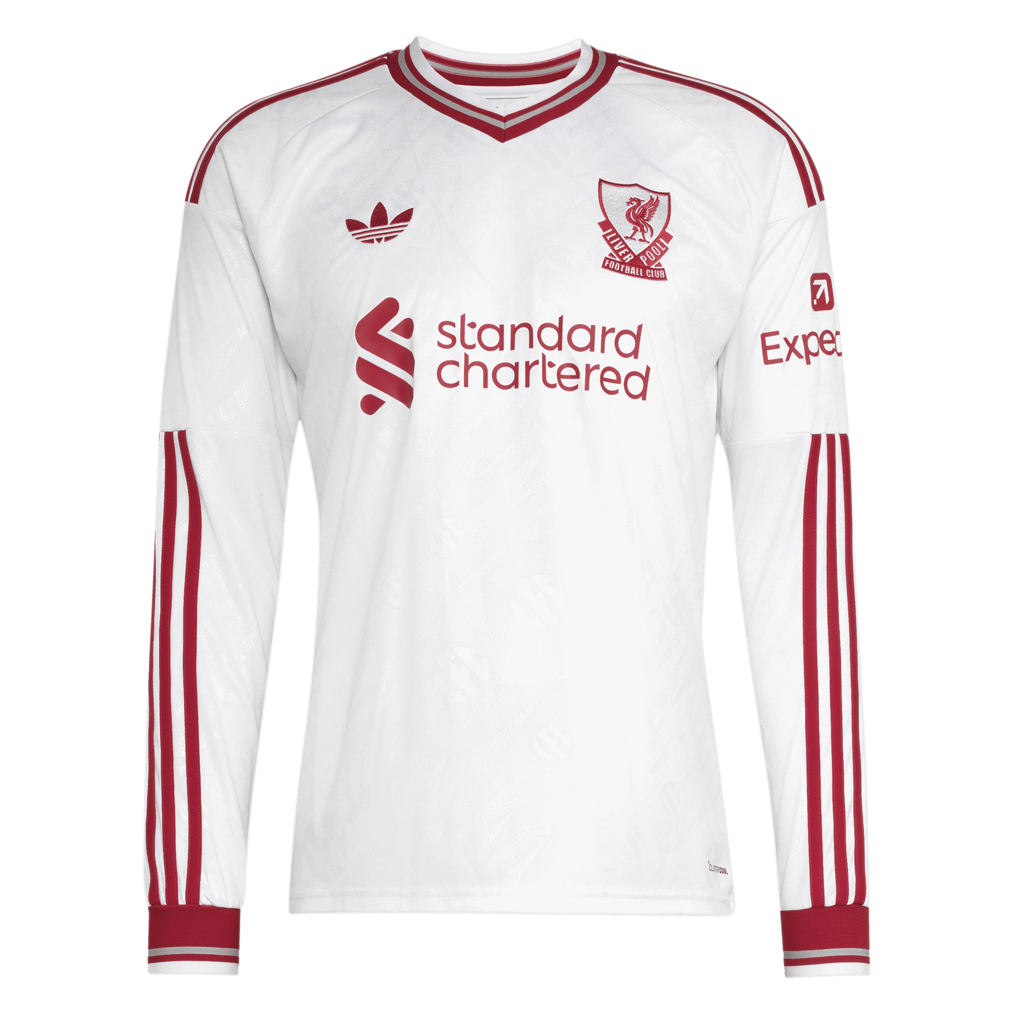 [JED] Virgil van Dijk Liverpool 2026/27 Away Replica Long Sleeve Jersey - White