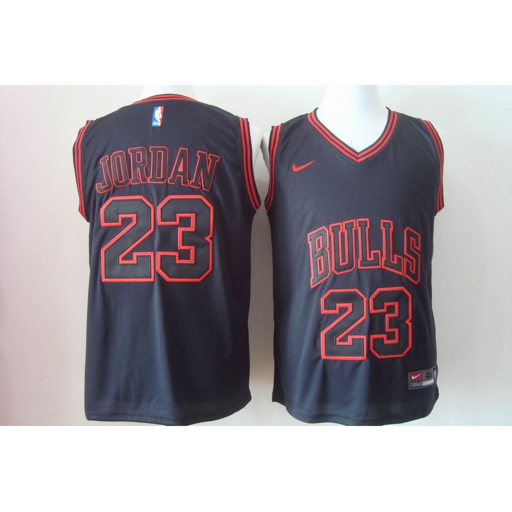 Official Chicago Bulls 23 Jersey Black - Basketball Fan Gear