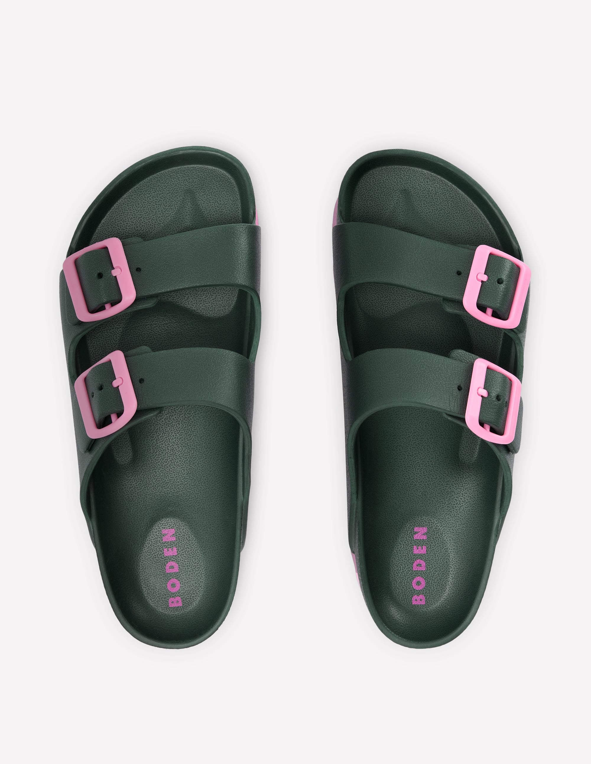 Lyla Double Buckle Sliders