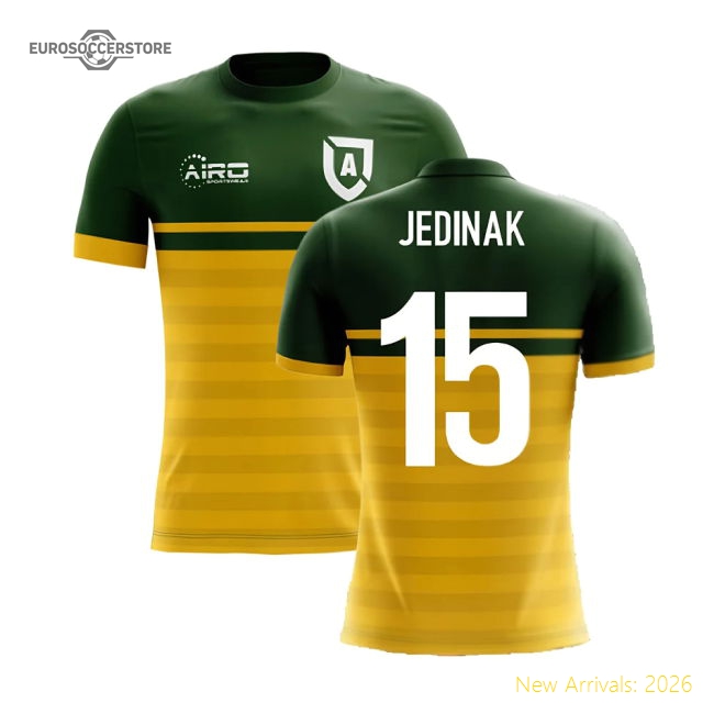 2025-2026 Australia Airo Concept Home Shirt (Jedinak 15)
