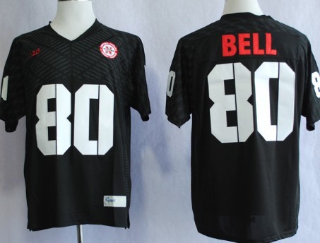 Men's None Black 2013 authentic Kenny Bell #80 alternate jersey Jersey