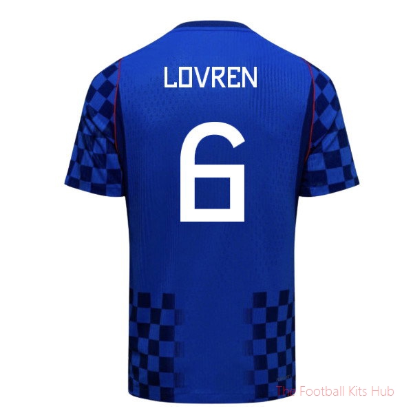 2026-2027 Croatia Aero-Fit Match Authentic Away Shirt (Lovren 6)