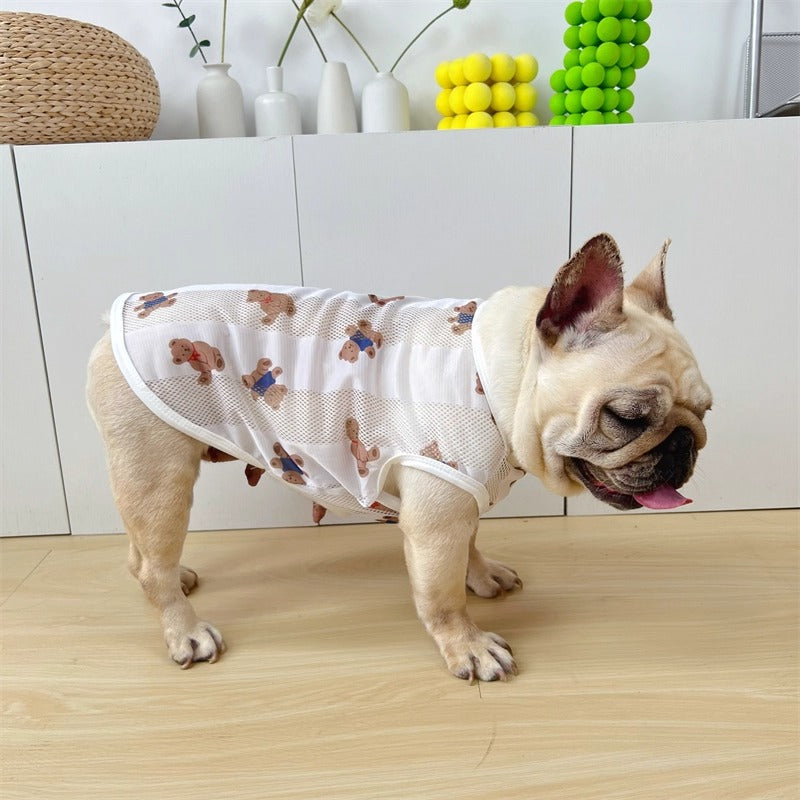 Trendy Tailvent Frenchie Summer Mesh Vest – Breathable Sun Protection...