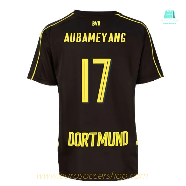 Borussia Dortmund 2016-17 Away Shirt ((Mint) XXLB) (Aubameyang 17)