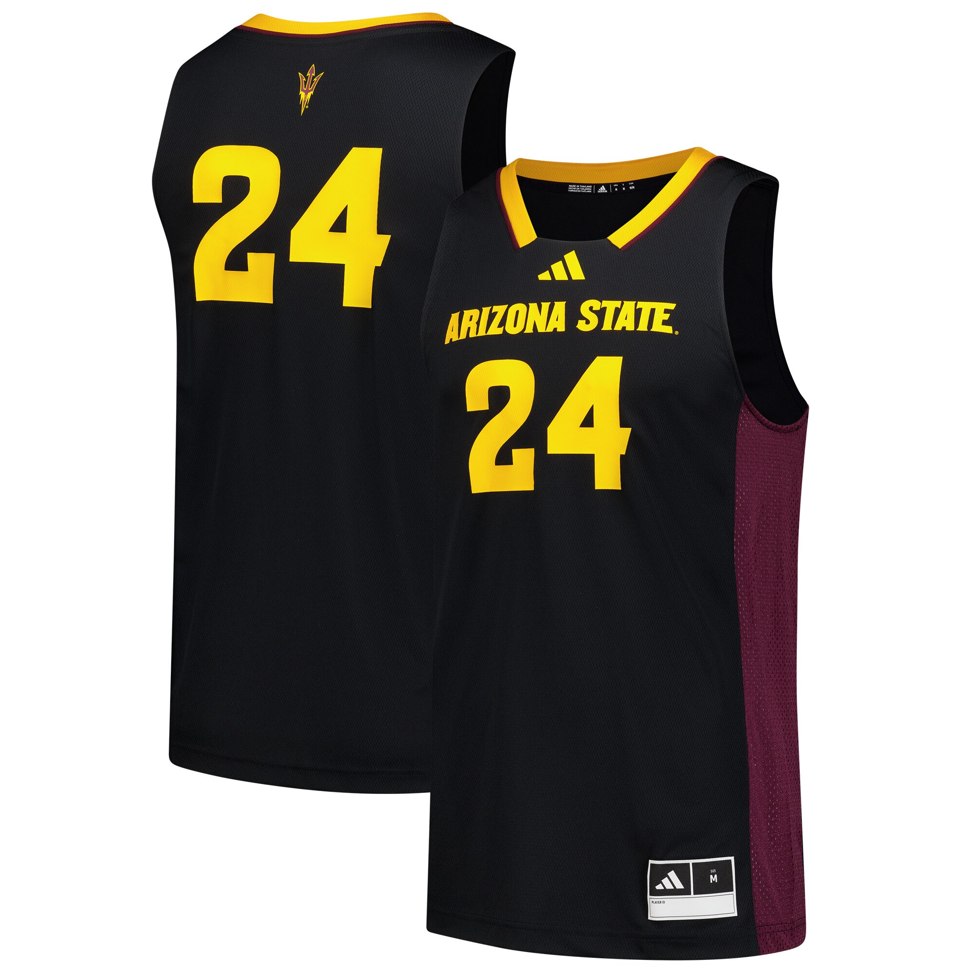 [DDG] Arizona State Sun Devils Replica Swingman Jersey - Black