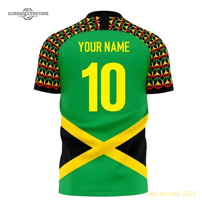 Caribbean Stars Marley Concept Football Shirt (libero) (your Name)