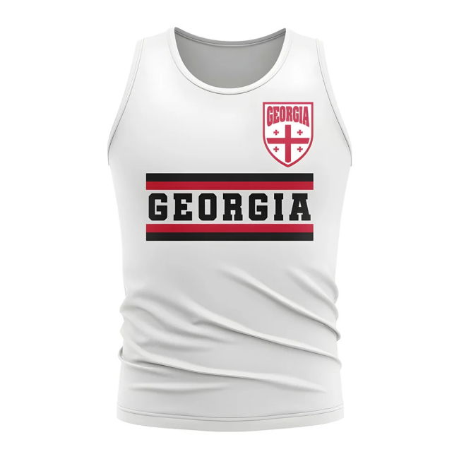 Georgia Core Football Country Sleeveless Tee (White)
