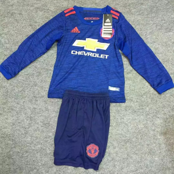 High Performance Man Utd Kids Manchester United LS Away 201617 Soccer