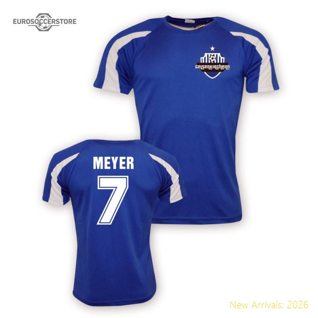 Premium-grade Max Meyer Schalke Sports Training Fan Jersey (blue)