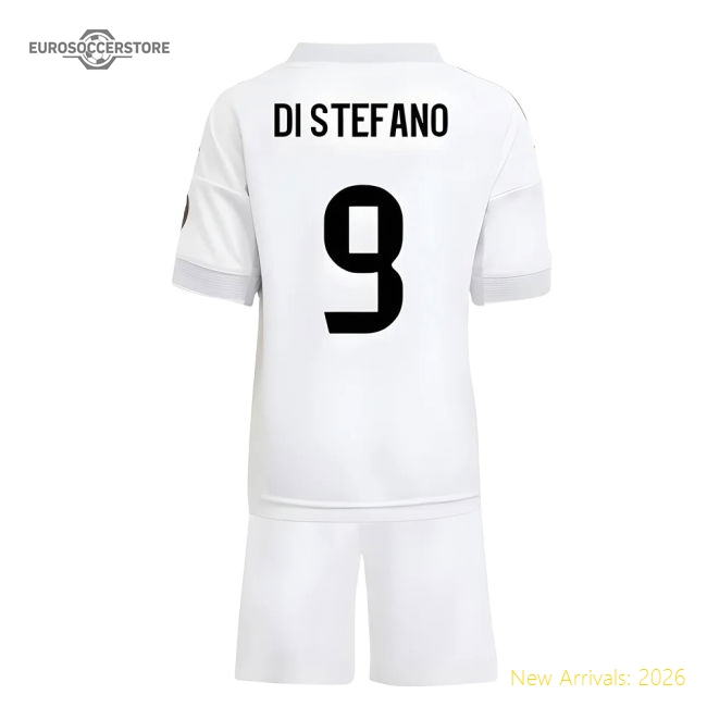 Top-grade 2025-2026 Real Madrid Home Mini Kit (di Stefano 9)