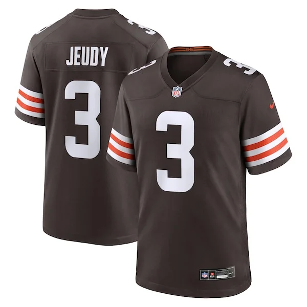 None Game NFL Jersey - Brown | Performance Football Apparel | NFL Foot