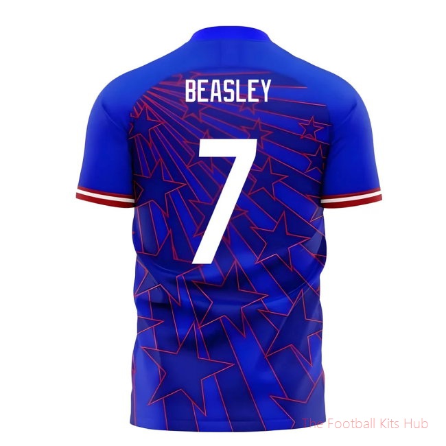 USA 2025-2026 Away Concept Football Kit (Libero) (BEASLEY 7)