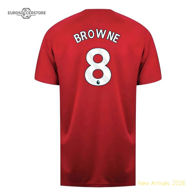 Sunderland Poly T-shirt (red) (browne 8) - Official Edition