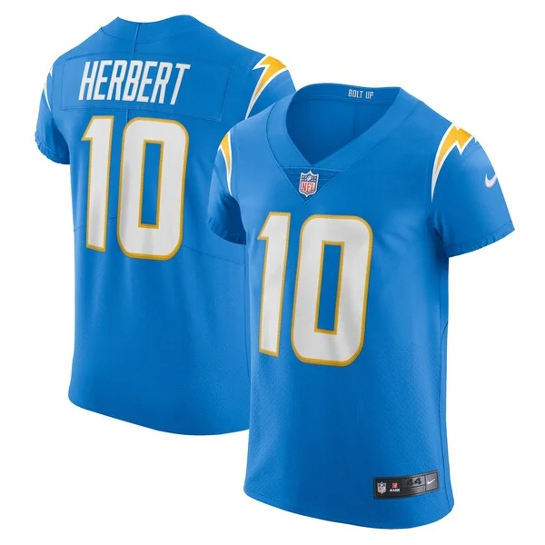 None Justin Herbert Elite Jersey - Blue | NFL Player Jersey | NFL Foot
